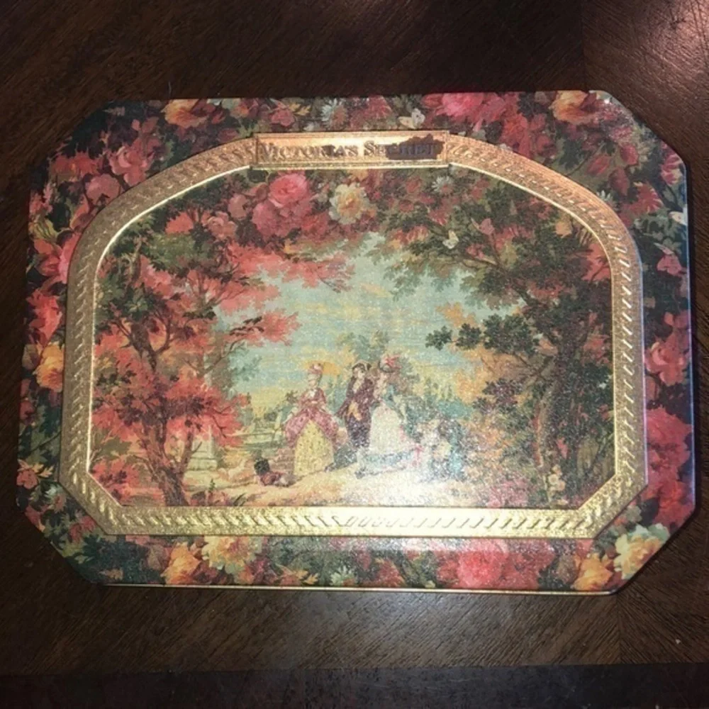 Victoria’s Secret Vintage Floral Victorian Collectible Tin